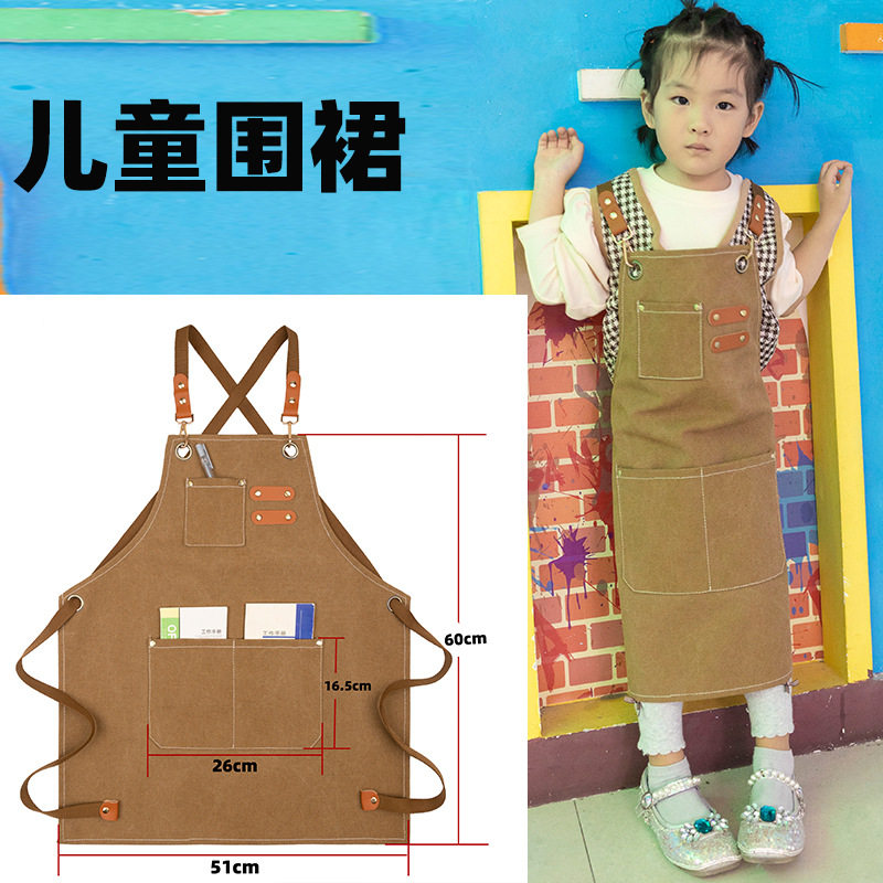 围裙画画专用美术生成人大褂画室油画围兜工作服绘画水粉长款罩衣,淘宝优惠券,粉丝福利购,淘宝优惠卷