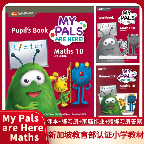 新加坡小学数学 My Pals Are Here  Maths   3rd Edition 三版 学生用书练习册 家庭作业 测试题 教师书 - 图1