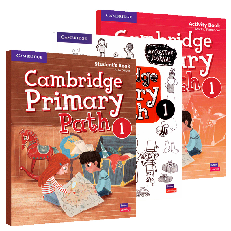 剑桥少儿英语 Cambridge Primary Path1-6 Student's Book+My Creaive Journal+Activity Book课本+练习册+创意日记 A1-B2 - 图1