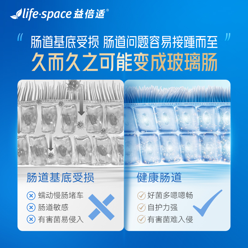 【新升级】澳洲lifespace益生菌益倍适960亿高活性广谱肠胃肠道