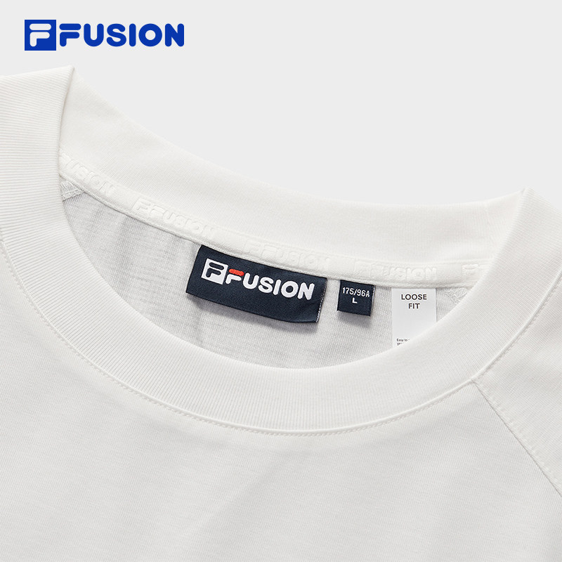 FILA FUSION斐乐潮牌男子针织短袖衫2025秋季新款休闲速干凉感T恤,淘宝优惠券,粉丝福利购,淘宝优惠卷