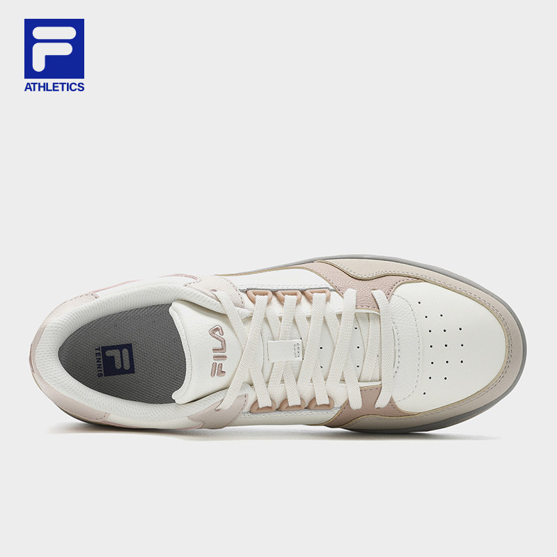 FILA 斐乐官方女鞋TARGA 1+网球生活鞋2025冬季新款圆盾鞋1+板鞋,淘宝优惠券,粉丝福利购,淘宝优惠卷