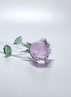 新品手工琉璃仿真玫瑰花束桌面装饰摆件办公室女神节日特色礼品