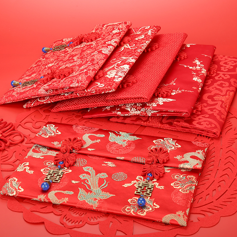 结婚喜字红包超大礼金包聘彩礼3万6万10万元大红包改口订婚红包袋 - 图1