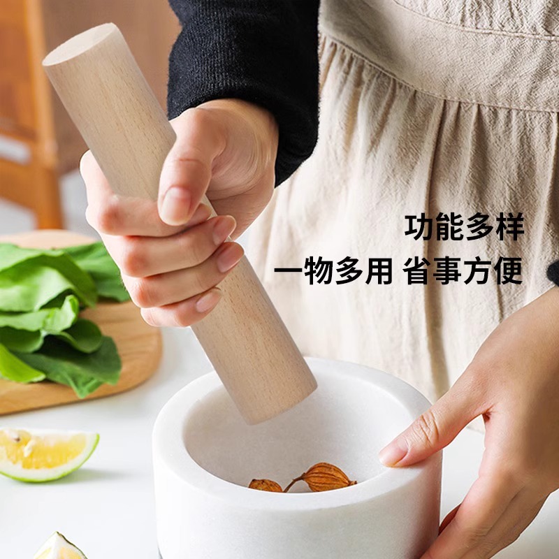 擀面杖实木家用大号小号不粘包饺子皮赶杆面棍商用烘焙擀面棒神器