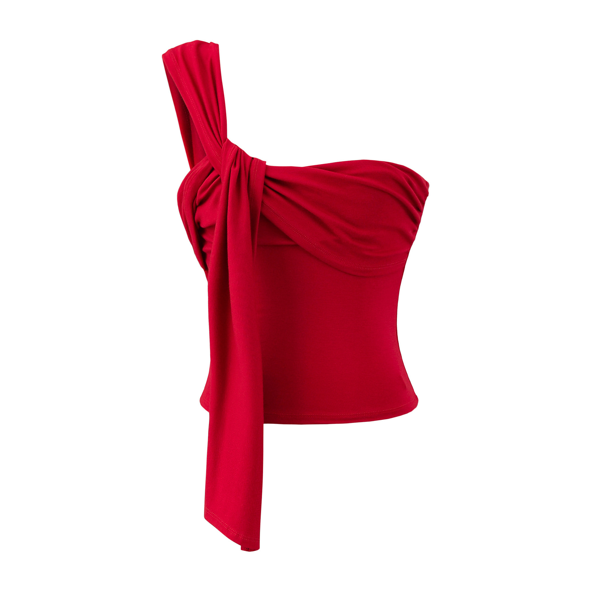 设计感不规则单肩吊带背心女夏季纯欲风性感露肩外穿抹胸打底上衣,淘宝优惠券,粉丝福利购,淘宝优惠卷