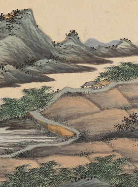 明沈周东庄册国画真迹1：1高