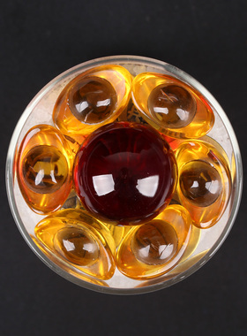 速发安忍水摆件玻璃瓶招庆聚气六龙五麦玲玲吉财堂化银黄二黑