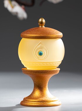 速发佛前供水杯纯铜净水杯家用古花法璃贡水杯茶杯观音莲琉圣水杯