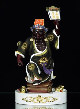 保真速发黑白无常像七爷八爷神像谢范将军大伯二T伯爷树脂像中式