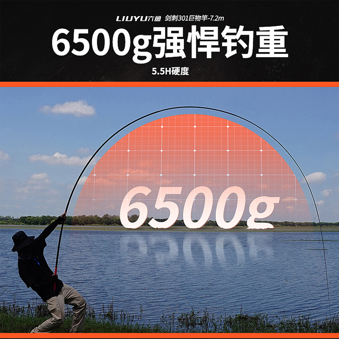 六鱼剑刺301巨物综合鱼竿鲢鳙大物黑坑竿超轻超硬手竿超硬台钓竿,淘宝优惠券,粉丝福利购,淘宝优惠卷