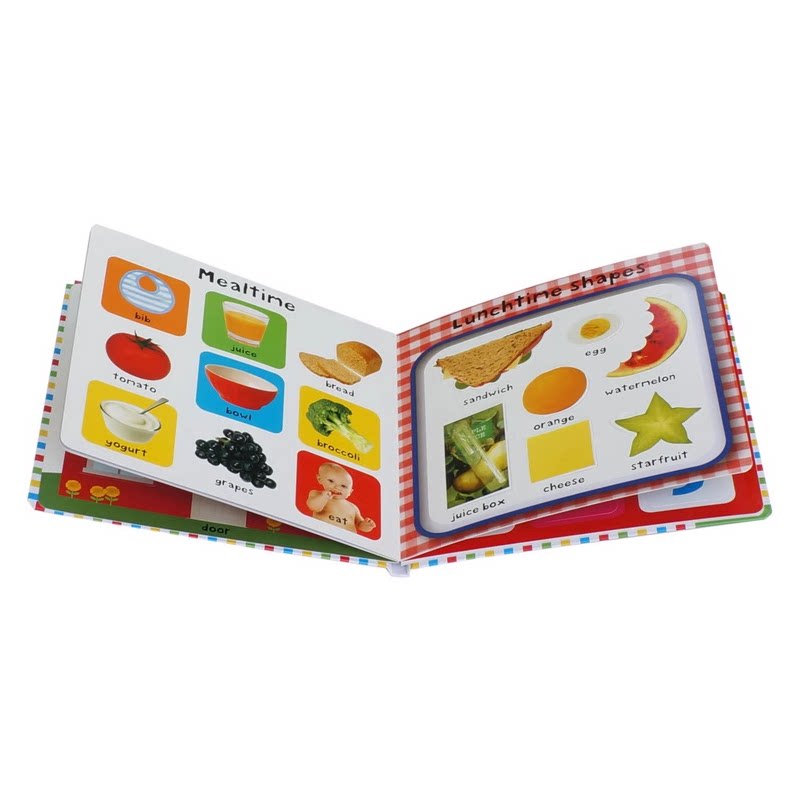 启蒙认知100词系列 First 100 Words/Animals/Colors 幼儿单词学习纸板书 英文原版 常见单词图解读物 Roger Priddy