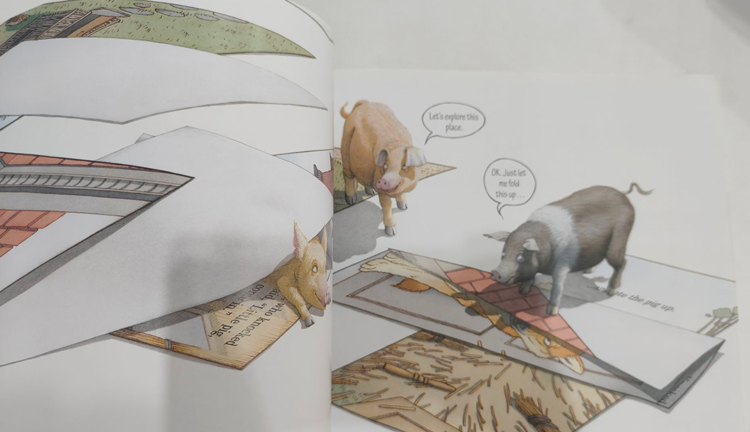 英文原版 The Three Pigs 大卫威斯纳 三只小猪 想象力启蒙 凯迪克金奖 David Wiesner