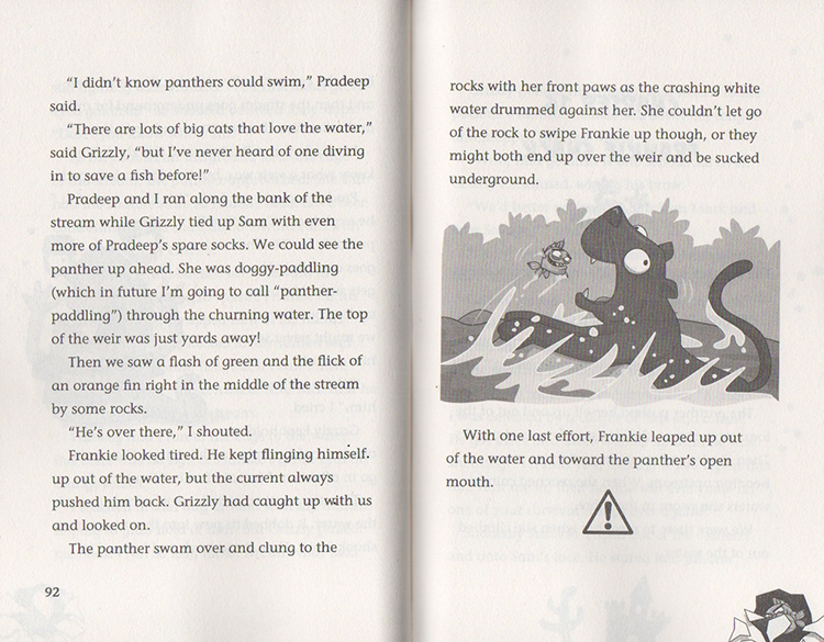 英文原版 My Big Fat Zombie Goldfish 6册 儿童惊险幽默桥梁章节书 中小学英语课外读物 Mo O