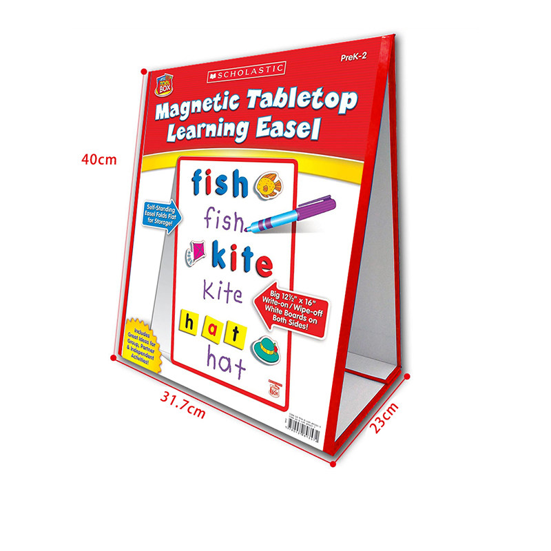 英文原版Little Red Tool Box MagneticTabletop LearningEasel学乐小红工具箱磁性桌面学习架学前教育字母学习与组词教具
