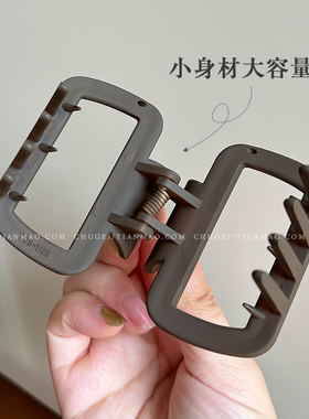 发量少简约小抓夹发夹发饰2023新