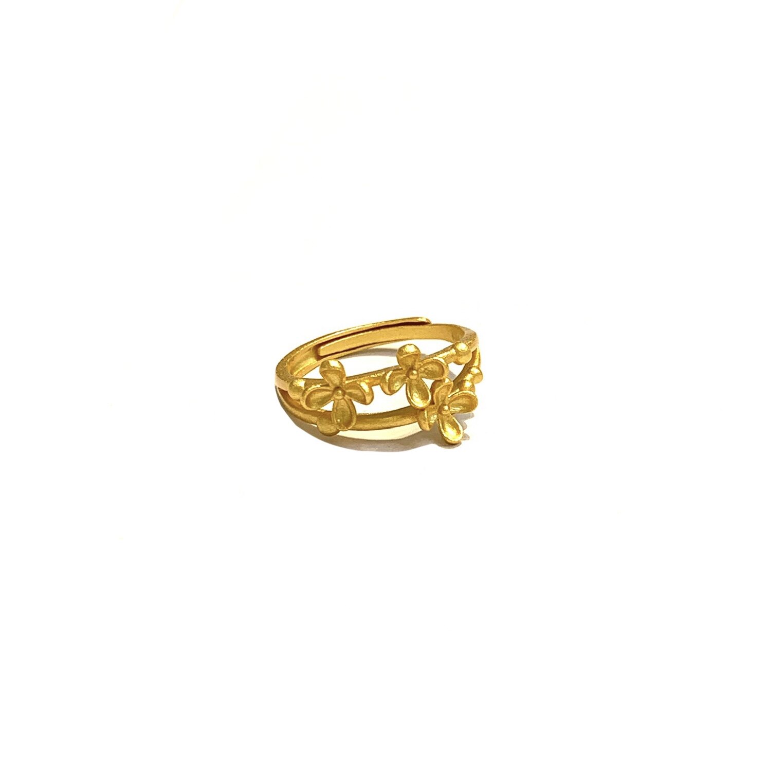 Yan Gui Ye Jing Osmanthus Chinese Style Silver Ring for Women