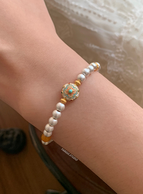 燕归因岚起足银990轻奢小众手链