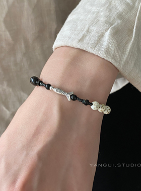 燕归原创以沫如鱼得水情侣手链