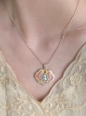 燕归葫芦春色国风足银百搭项链女