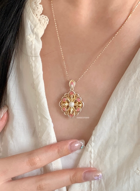 燕归梦泽国风足银999.9百搭项链