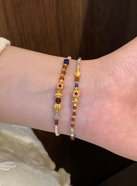 燕归原创相承国风纯银百搭手链