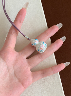 燕归花仙之新中式足银轻奢项链女