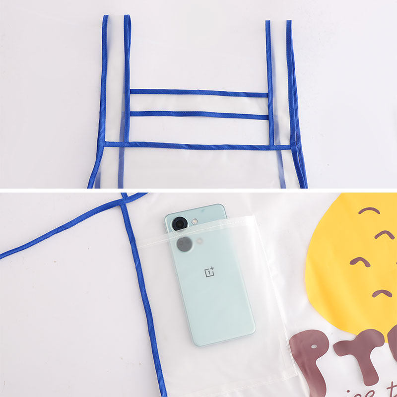 新款免洗围裙餐饮厨房防水上班工作透明TPU围腰男女定制logo印字,淘宝优惠券,粉丝福利购,淘宝优惠卷