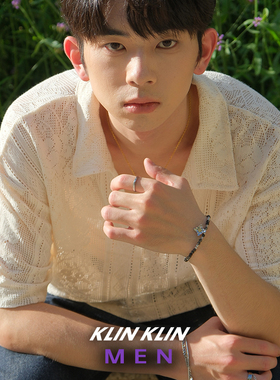 KLINKLIN帝王石手串男士手链男生小花朵串珠复古七夕送男友礼物