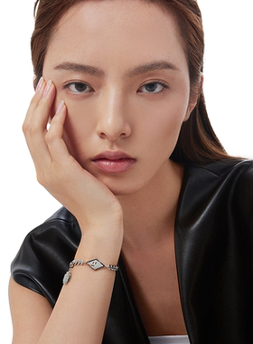 表情勋章手链情侣钛钢原创设计