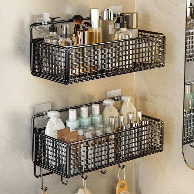 Toilet storage rack without punching above toilet toilet wall-mounted toilet tank bathroom wall bathroom storage rack