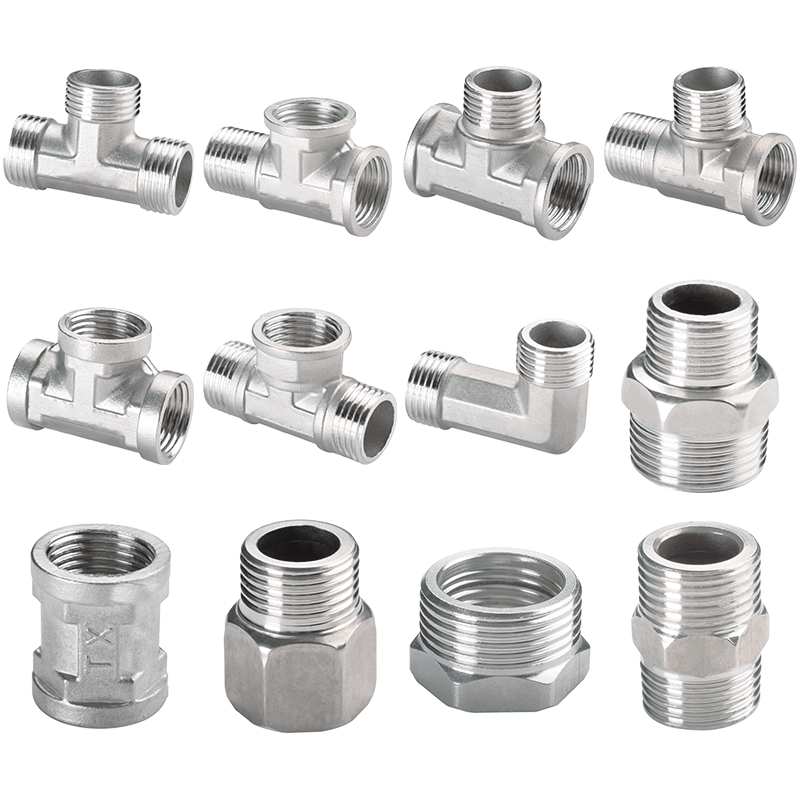 金角金牛不锈钢水管接头内丝直接内外丝对丝三通弯头4分配件大全 - 图3