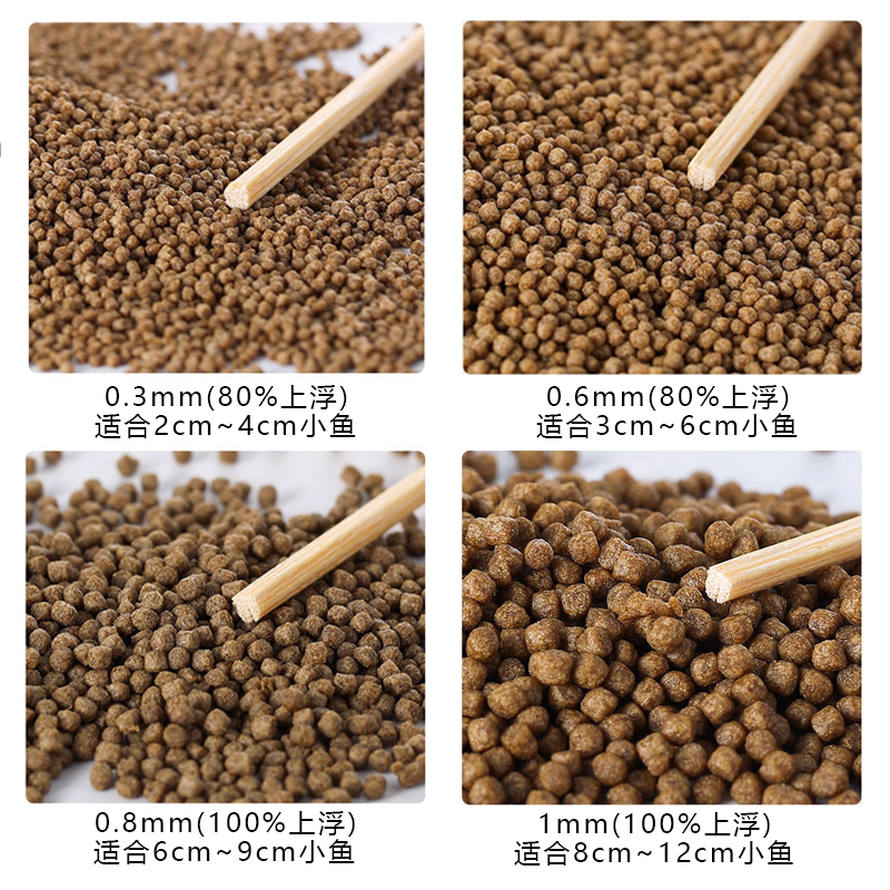 小型鱼专用鱼食小颗粒孔雀鱼斑马鱼鳑鲏鱼斗鱼饲料热带鱼粮高蛋白 - 图3