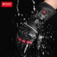 Men's electric heated three-stop waterproof sheepskin motorcycle gloves