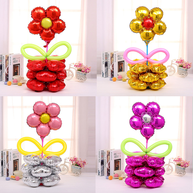 五瓣花朵四叶草铝膜气球生日派对创意结婚店铺开业庆典布置装饰品,淘宝优惠券,粉丝福利购,淘宝优惠卷