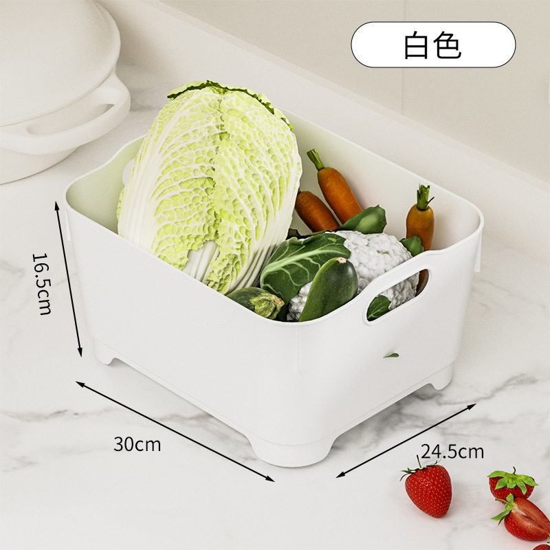 大容量沥水盆洗菜盆新款加厚厨房家用水槽洗碗盆水果蔬菜沥水篮,淘宝优惠券,粉丝福利购,淘宝优惠卷