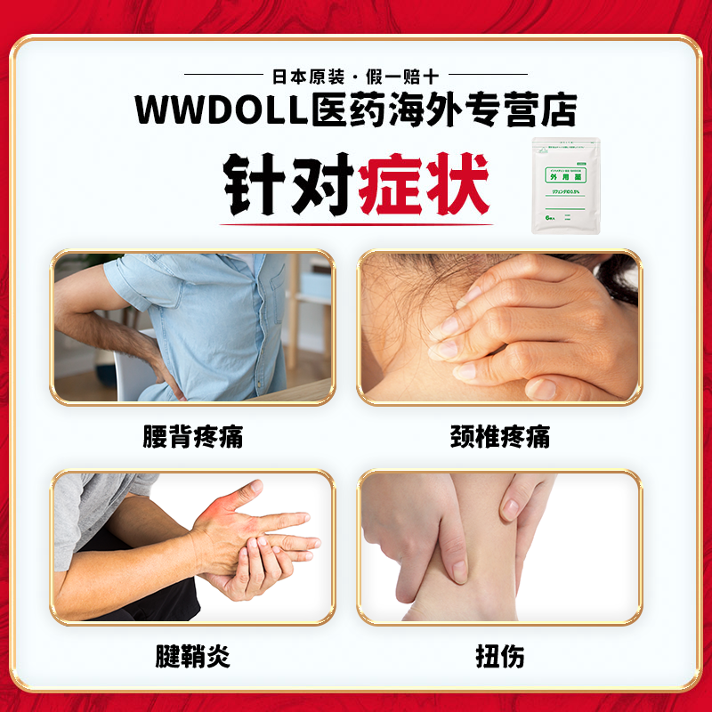 日本隆光大片凝胶消炎止痛膏药贴 wwdoll医药海外国际解热镇痛用药