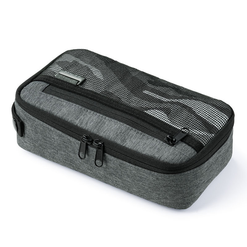 日本SANWA山业多功能收纳包便携小包男手包充电器充手机数码整理,淘宝优惠券,粉丝福利购,淘宝优惠卷