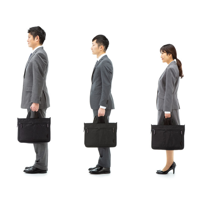 日本sanwa电脑包防水男挎包公文袋 sanwa箱包女士包袋