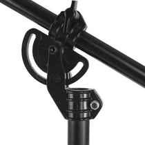 Air cushion multifunction large number suction top lamp frame film and TV lamp photo shed flash bracket full black inclined arm upright double purpose