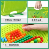 Интеллектуальная игрушка с грибочками-гвоздиками, трехмерная вариационная головоломка для мальчиков и девочек, 3 лет, раннее развитие