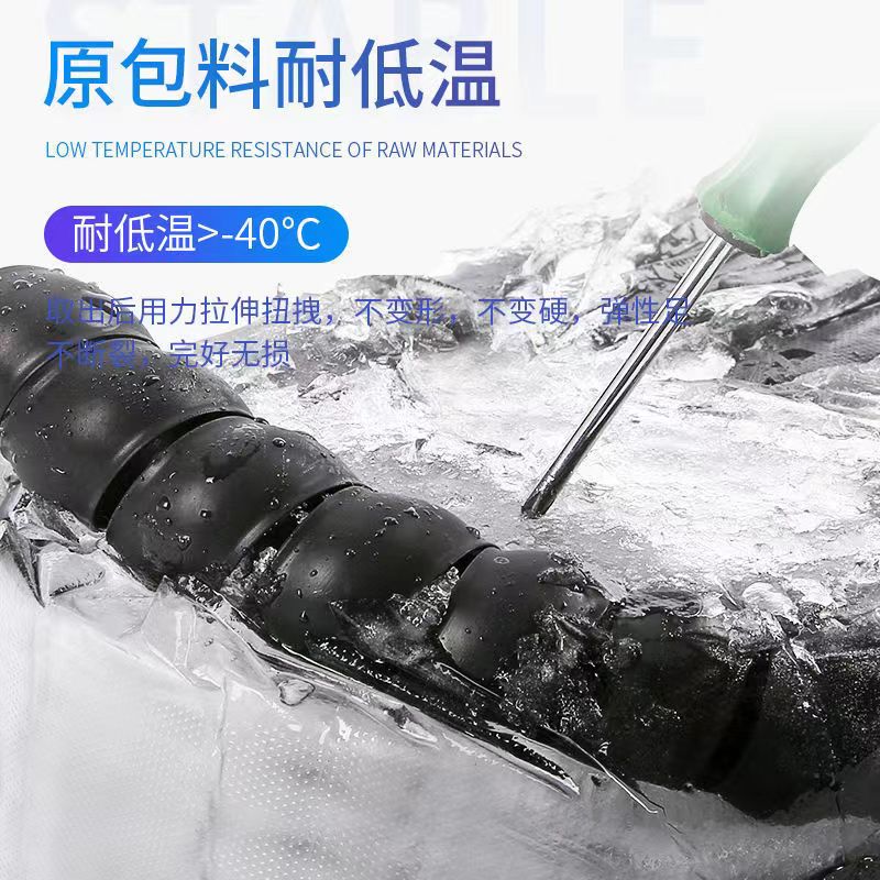 高压胶管液压油管洗车水管保护套空调管电线阻燃套管螺旋保护套 - 图0