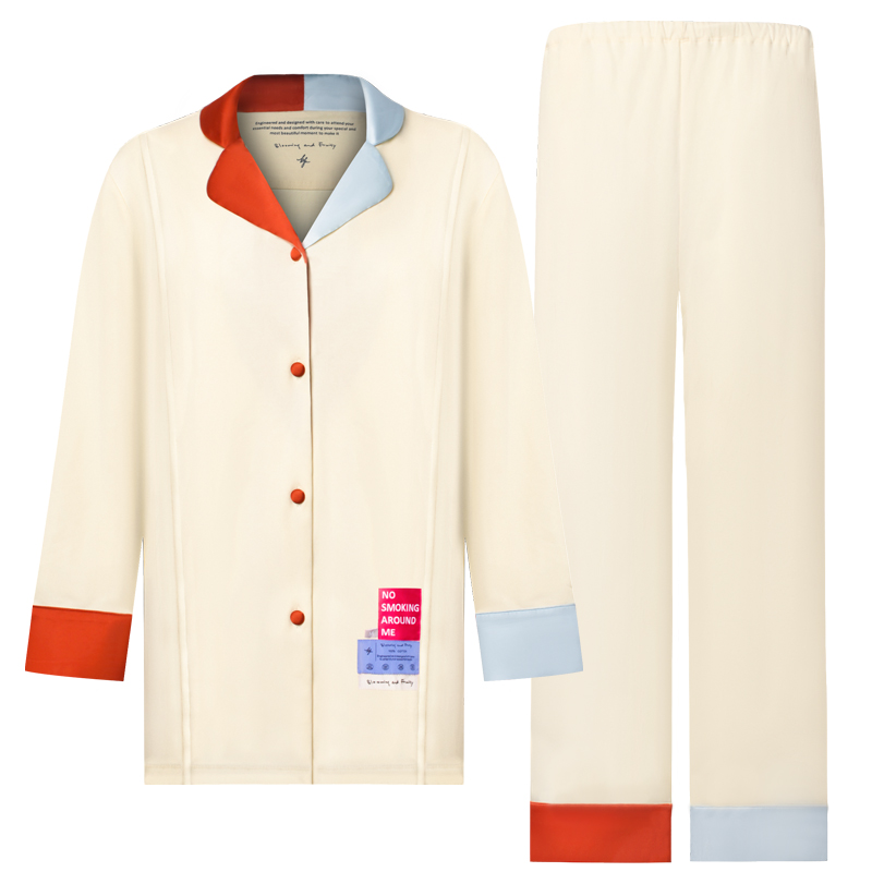 比弗小姐月子服春秋纯棉产后睡衣 Blooming and Fruity家居服套装