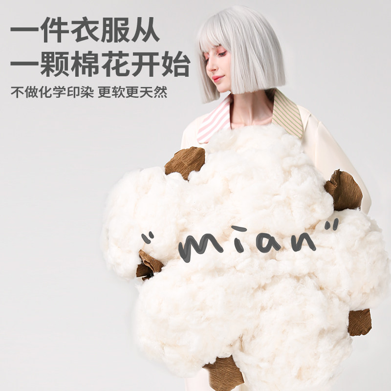 比弗2023春夏新品纯棉孕妇待产睡衣 比弗小姐哺乳衣/月子服