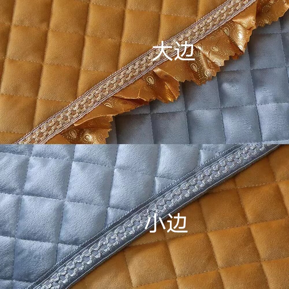 沙发垫冬季防滑加绒四季沙发垫通用加厚简约毛绒坐垫实木坐垫布椅