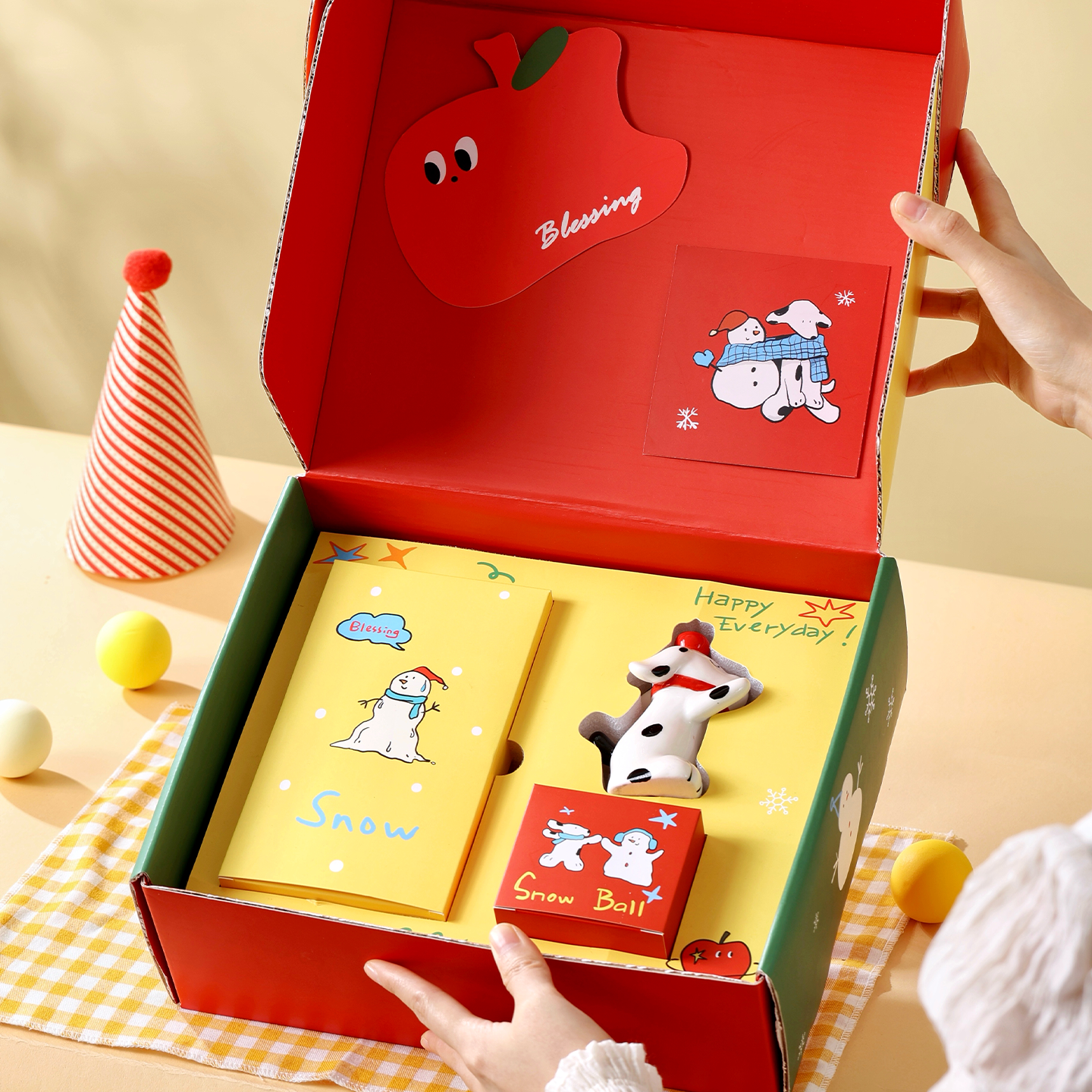 量子猜想小狗堆雪人陶瓷香薰蜡烛礼盒小众生日新年礼物送女生,淘宝优惠券,粉丝福利购,淘宝优惠卷