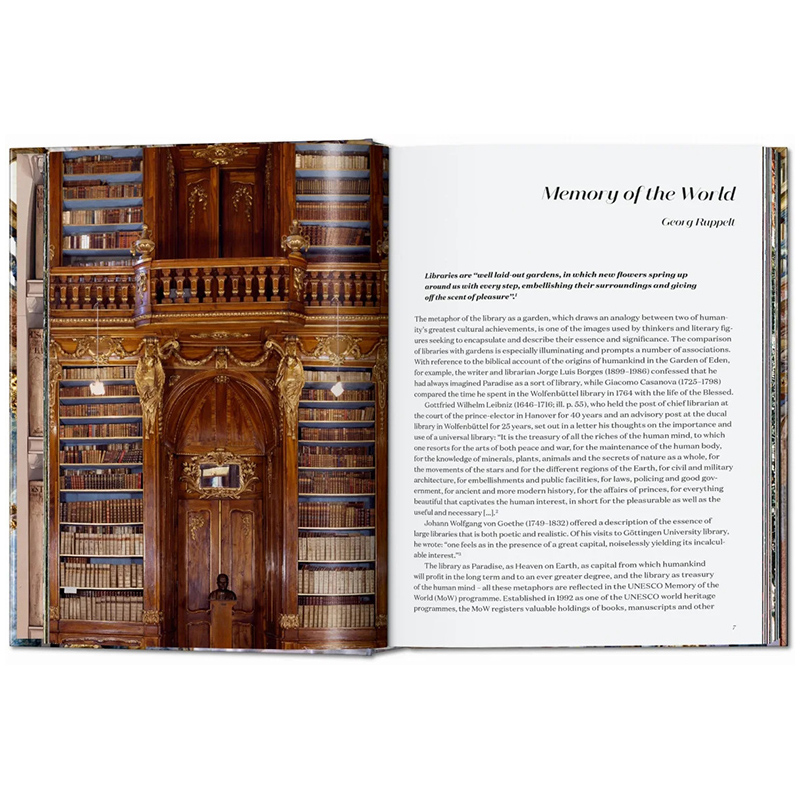 现货 原版】The World’s Most Beautiful Libraries世界上美丽的图书馆 TASCHEN40周年纪念版 图书馆设计参考书籍9783836593816 - 图0