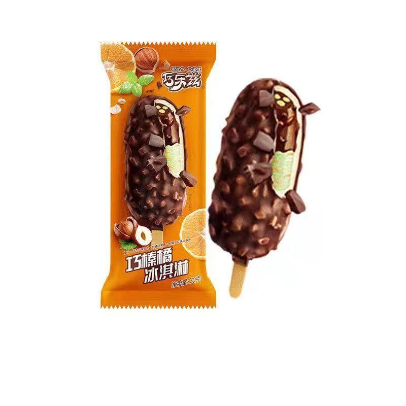 5 支伊利巧乐兹雪糕冰激凌脆皮琦炫四个圈巧脆棒巧恋果巧榛橘冷饮