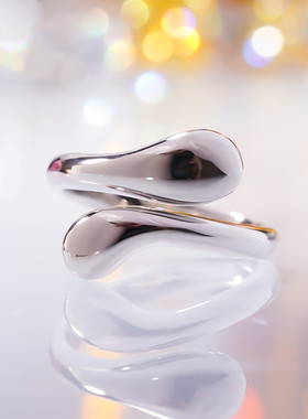 光版精致蛇头戒指奢华气质女生