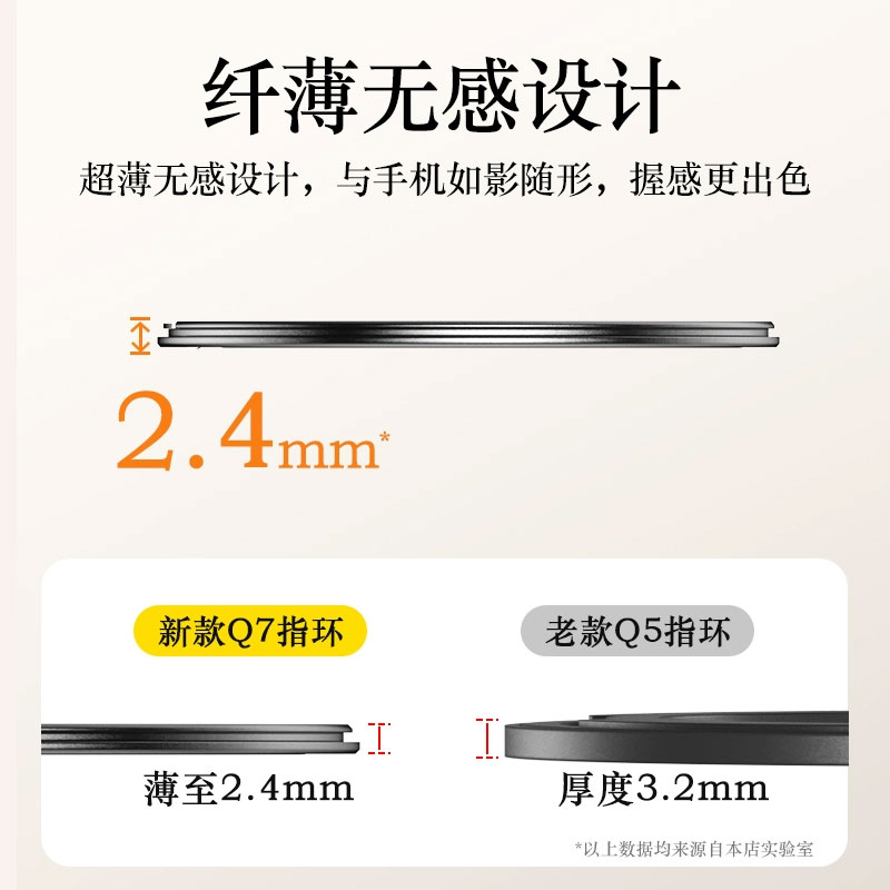 粘贴式固定手机支架高级感全金属锌合金背贴新款桌面磁吸360度旋转适用所有手机壳苹果车载指环扣超薄3M胶贴 - 图2